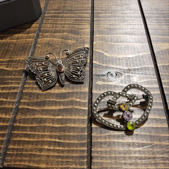 2 vintage brooch pins - Picture 11 of 12